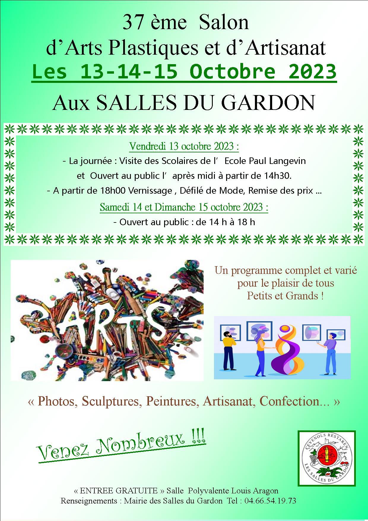 affiche salon arts 2023ok