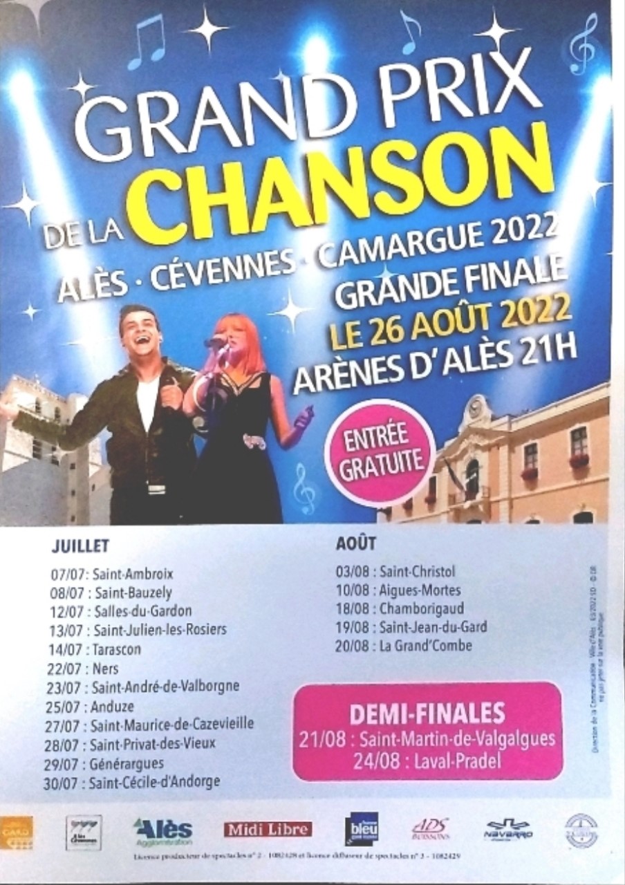 *********GRAND PRIX DE LA CHANSON 2022